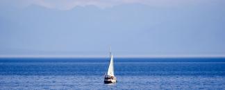 Sailing on Baikal Lake
