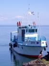 Boat on Baikal Lake